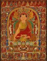 チベット仏教の住職の肖像